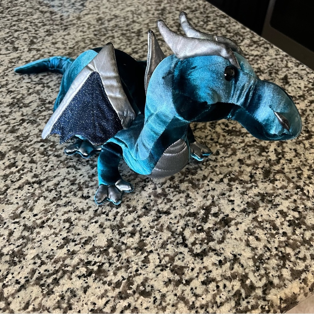 Jade the Blue Plush Dragon by Douglas